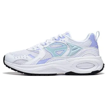 Li Ning 92 Cici нескользящие износостойкие низкие спортивные повседневные туфли женские кроссовки белые синие фиолетовые AGCT050-3 36