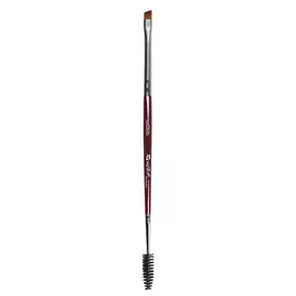 ROUBLOFF Кисть sa06lb наклонная из синтетики и щеточка для бровей