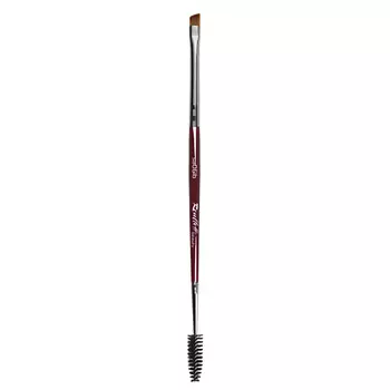 ROUBLOFF Кисть sa06lb наклонная из синтетики и щеточка для бровей