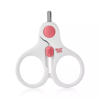 ROXY KIDS Маникюрные ножницы для новорожденных с замочком