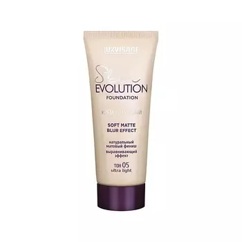 LUXVISAGE Крем тональный для лица SKIN EVOLUTION FOUNDATION soft matte blur effect