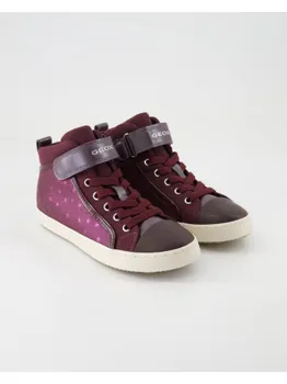 Кроссовки на шнуровке Geox Sneaker, бордо