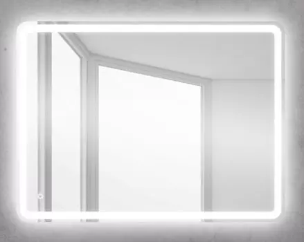 Зеркало BelBagno SPC-MAR-900-600-LED-BTN с подсветкой и кнопочным выключателем