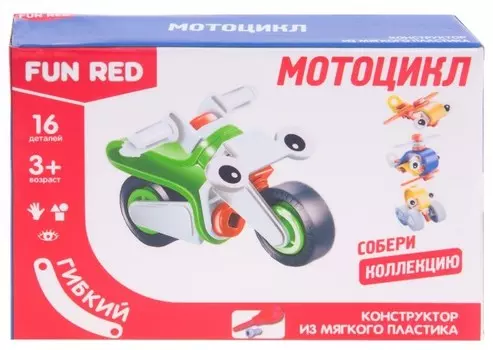 Гибкий конструктор – Мотоцикл, 16 деталей