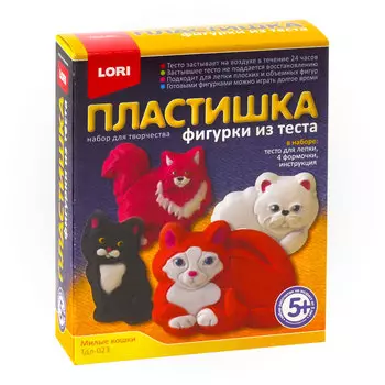 Фигурки из теста - Милые кошки