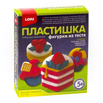 Фигурки из теста - Вкусные пирожные