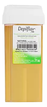 Воск в картридже Натуральный Natural Liposoluble Hair Removal Wax 110г (прозрачный)