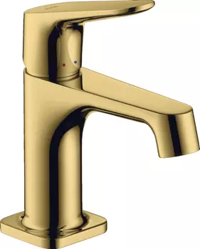 Смеситель Axor Citterio M 34016990 для раковины. полированное золото