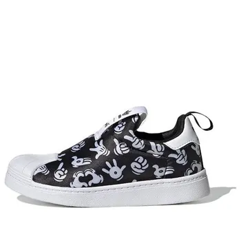 Кроссовки disney x superstar 360 'mickey's hands' Adidas, черный