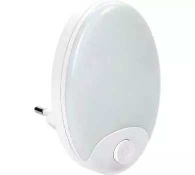 Ночник в розетку IEK 007 овал, белый (LDNN0-007-OV-P-08-S-K01)