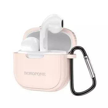 Наушники TWS Borofone BW29, белый/розовый