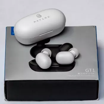 Наушники TWS Haylou GT1 , внутриканальные, белый (GT1-W)