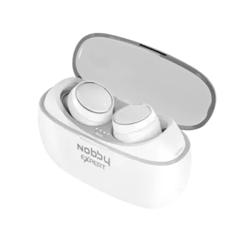 Наушники TWS Nobby Expert T-110, внутриканальные, белый (NBE-BH-50-01)