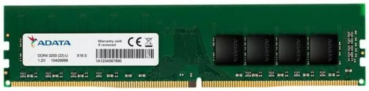 Оперативная память ADATA Desktop DDR4 3200МГц 8GB, AD4U32008G22-SGN