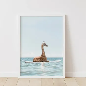 5D DIY Алмазная картина Вышивка крестиком Животные в ванне Алмазная вышивка Мозаика Настенное украшение дома Full Round 20X30CM