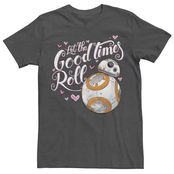 Мужская футболка с рисунком BB-8 Valentine's Good Times Star Wars