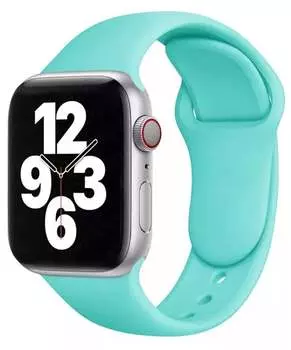 Браслет для AppleWatch (38/40 mm) силикон бирюзовый