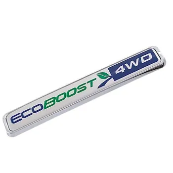 3D ABS автомобильный значок на заднем багажнике наклейка EcoBoost логотип 4WD эмблема наклейка подходит для Ford автоаксессуары ECOBOOST 4WD