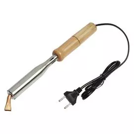 Паяльник электрика Sparta 913104, с ручкой из дерева, 100 Вт, 220 В