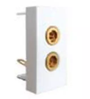 Розетка Ecoplast 857504 аудио HI-FI на 1 модуль 45х22,5, LK45