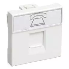 Розетка IEK CKK-40D-RT2-K01 телефонная RJ-11 кат.3, 2 модуля. РКФ-20-00-П