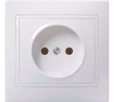 Розетка IEK ERK13-K01-10-DM 1-м СП Кварта 10А IP20 без заземл. без защ. шторок белая