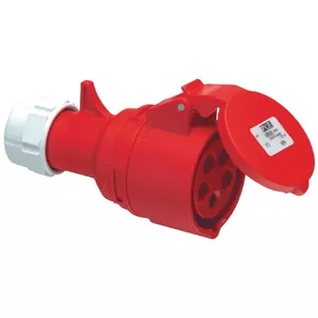 Розетка кабельная DKC DISC040325 IP44 32A 3P+E+N 400V, "Quadro"