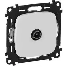 Розетка Legrand 753751 Valena ALLURE DIY, TV "звезда" 0-2400 Мгц, белая