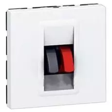 Розетка Legrand 078751 - Программа Mosaic - колонки, 2 модуля