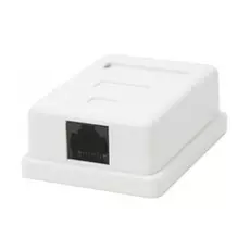 Розетка настенная Cablexpert NA212 RJ-45 кат.5e внешняя 1 порт, 110&Krone