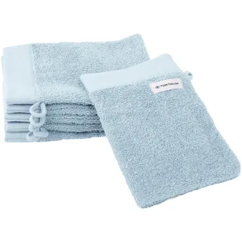 TOM TAILOR HOME Рукавица для мытья «COLOR BATH Рукавица» (6 шт., набор из 6 рукавиц для мытья 16 х 21 см), цвет Sky Blue