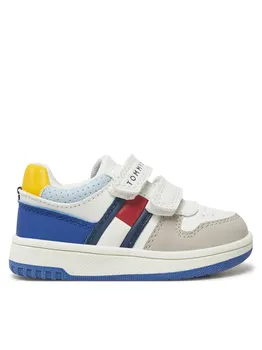 Кроссовки Flag Low Cut Velcro Sneaker T1X9-33844-1269 M Tommy Hilfiger, белый