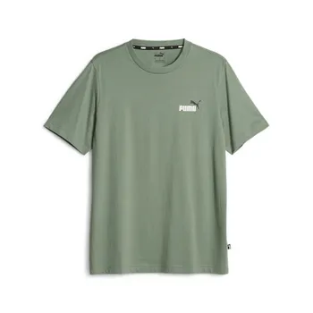 Футболка Puma Ess+ 2 Col Small Log, зеленый