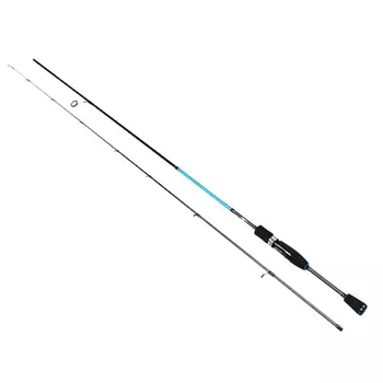 Спиннинг AZOR FISHING "Лайт Гейм Про", 702L, с кольцами Fuji, штекерный, карбон, 2,1м, тест 3-10гр.