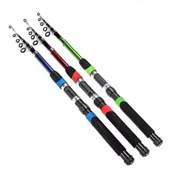 Спиннинг AZOR FISHING "Найт" файбергласс, 2,4м, тест 30-60гр, 3 цвета