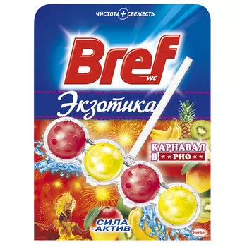 Средство для унитаза BREF Сила Актив Экзотика Карнавал в Рио 50 г
