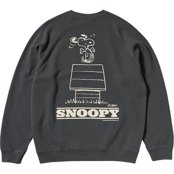 Свитшот X PEANUTS Co-branded Series унисекс темно-серый Uniqlo, темно-серый