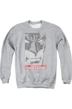 Толстовка Batman Orginal Crime Fighter для взрослых с круглым вырезом Gildan, цвет athletic heather