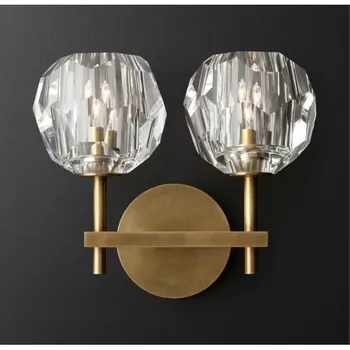 Бра Rh Boule De Cristal Double Sconce Brass ImperiumLoft 44,233 (73769-22) шарики