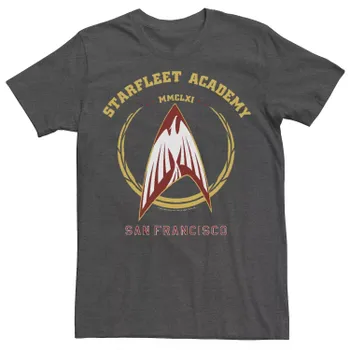 Мужская футболка Star Trek Starfleet Academy Delta Crest Licensed Character