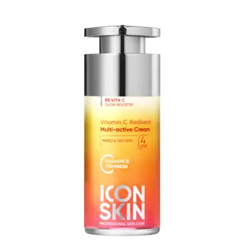 VITAMIN C RADIANT Мультиактивный крем с витамином С для жирной и комбинированной кожи, 30 мл, Icon Skin