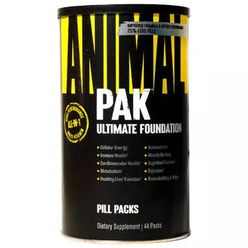 Витаминно-минеральный комплекс спортивный Animal Pak, 44 порции, Universal Nutrition