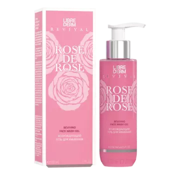 Возрождающий гель для умывания Rose de Rose, 150 мл, Librederm
