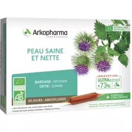 ЗДОРОВАЯ И ЧИСТАЯ КОЖА PEAU SAINE ET NETTE, 15+,20 ампул по 10 мл, Arkopharma