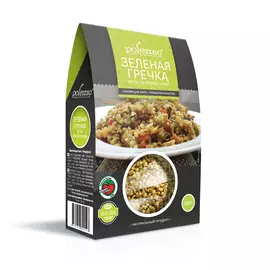 Зеленая гречка крупа непропаренная, 300 г, polezzno
