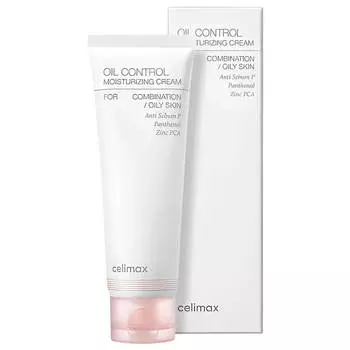 Увлажняющий крем против жирного блеска Oil Control Moisturizing Cream, 80мл, Celimax