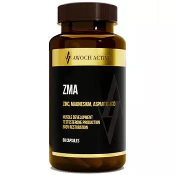 ZMA (для восстановления после тренировок), 60 капсул, AWOCHACTIVE
