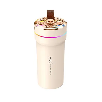 Мини-увлажнитель воздуха Creative Starry Sky Projection USB с функцией старт-стоп и красочной атмосферной подсветкой. 5A colorful humidifier plug-in чёрный