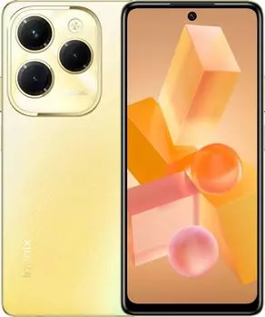 Смартфон Infinix Hot 40 Pro, 6.78" 1080x2460 IPS, MediaTek Helio G99, 8Gb RAM, 256Gb, 3G/4G, NFC, Wi-Fi, BT, 3xCam, 2-Sim, 5000 мАч, USB Type-C, Android 13, золотистый (10048739)