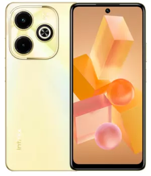 Смартфон Infinix Hot 40i, 6.56" 1612x720 IPS, Unisoc Tiger T606, 8Gb RAM, 128Gb, 3G/4G, NFC, Wi-Fi, BT, 2xCam, 2-Sim, 5000 мАч, USB Type-C, Android 13, золотистый
